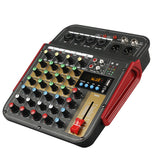 Digital 4 Channel Audio Mixer Bluetooth Mixer Console Built-In Phantom Supply With Audio System For Studio Recording