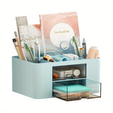 Pen organizer with 2 cones, multifunctional pencil holder, desktop bracket lighting CA, office supplies