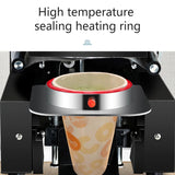 220V/110V Commercial Intelligent Seag hine Fully Automatic Packaging Milk Plastic Paper Tea Cup Sealer for Film
