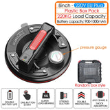 Electric Suction Cup - 200KG Load, 8in/9in Heavy Duty for Granite, Ceramic Tile & Glass Lifting. Type C Charging.