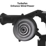 Cordless Leaf 21V 2 in 1 Sweeper and Vacuum Electric Air Blower Computer Cleaner Garden Power Tool Kit with Suction Hose
