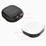 LED Video Light Mini Pocket Led Video Light W/ Holder Rechargeable Conference Fill Light Lamp for Live Broadcast Vlogging