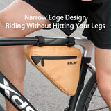 ES Bike Front Tube Handlebar Waterproof Cycg Bags Triangle Pouch Frame Holder Bicycle Accessories Tool Bag