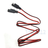 2PCS 200CM 6 Feet 18 Gauge 18AWG to Extension Cable Quick Disconnect Wire Harness SAE Connector 200cm