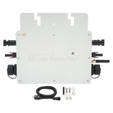 600W 700W WiFi Grid Tie Inverter MPPT Waterproof APP Monitoring Solar Micro Inverter for Camping 120V 230V Auto Identification