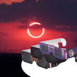 Paper Eclipse Random Color Anti-uv Protect Eyes Observation Solar Glasses for Direct Sun Viewing