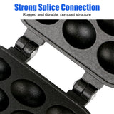 DIY Muffins Plate Roller Eggettes Mold Non-stick Coating Egg Bubble Cake Baking Pan Aluminum Puff Cake Maker Mould