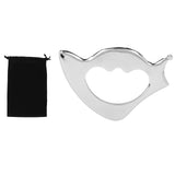 Guasha Tools D Shaped Arc Knife Guasha Scraping Massage Tool with Storage Bag for Back Legs Neck