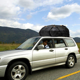 Waterproof Car Roof Cargo Carrier Universal Lage Storage Cube Bag for Travel Camping with Anti-slip Mat