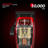 2024 New WMARK NG-X1 Men's Clipper 10000 RPM Magnetic Caliper 3-color Replaceable with Charging Base Hair Trimmer for Men