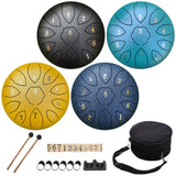 8 Inch 11 Notes Hand Pan Drum in F Key - Percussion Instrument for Entertainment, Meditation, Yoga, Zen Gifts