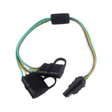 4 Pin Hitch Cable Tow Wiring Harness Flat End Connector for Rewiring Trailer Light RV Boat