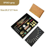 Fountain Pen Set, Retro Sprinkg Feather Pens Calligraphy Writing Dip Kit with Wax Seal Stamp & Replace Nibs, Gift Box