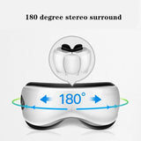 Massager 4D Smart Dual Airbag Vibration Care Equipment Hot Compress Bluetooth Eye Massage Glasses Fatigue And Wrinkles