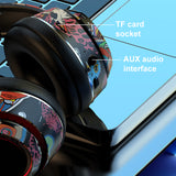 Bluetooth 5.1 Wireless Game Headphone For Cell Phone with mic RGB Light Gaming headset For Kids PC PS4 Gamer Support TF Card