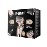 KEMEI Komei Shaving KM-1622 Electric Multifunctional Nasal Hair Shaving Machine Barber Scissors 5-in-1 Scraper