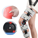 Adjustable Medical Immobilizer-Hinged ROM Knee Brace-Side Leg Stabilizers-for Post-operative Recovery Treatment orthriti