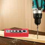 Pocket Hole Jig Drill Locator Drilg Guide Tools Woodworking Punch Positioner Dowel Power Tool Parts