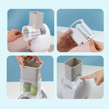 Cheese Grater Detachable Electric Salad Maker Home Kitchen Vegetable Slicer For Potato Cheeses And Nuts