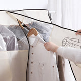 Household 3D transparent toilet cover, jacket bag, protective cover
