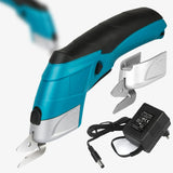 USB Cordless Electric Scissors Cloth Cut hine Rechargeable Leather Sewing Tailor Scissor Portable Hand Tool With 2PCS Blade