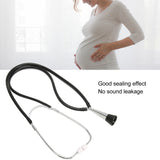 Black Tube Monitoring Aluminum Alloy Soft Fetal Heart Stethoscope for Pregnant
