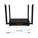 Hosecom free sample 5 brand new 2.4g 5g dual band high speed wifi wireless wide range 4*5dBi antenna router