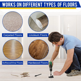 Repair Kit, No More Squeaks Kit Eliminates Squeaks, for Most Carpet Hardwood Floors, Floor Fix Screws,125PCS