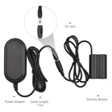 CP-W235 Dummy Battery DC Coupler Charger + 8V 3A AC Adapter Camera Supply with Power Plug for Fujifilm X-T4