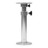 Adjustable Table Pedestal Leg RV Table Stand Aluminium Alloy Polishing Surface High Stability for Balcony for Camper for Boat