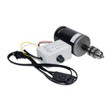 220V 350W 400-7000RPM DIY High Speed Bead Lathe Electric Grinder Bench Drill Set Speed Controller With DC Permanent Magnet Motor