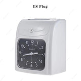 Electronic Clock Recorder LCD Recording Digital Attendance hine Card Time for Office Factory Employee Check in