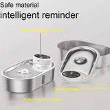 3L USB 5V Sensor Stainless Steel Charging Wireless Induction Cat Dog Automatic Drinking Fountain Pet Water Dispenser Bowl