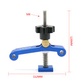 T-Track Platen Miter Track Clamping Blocks chute Blocks djustable Press Plate Hold Down Clamps For woodworking table