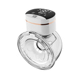 Wearable Electric Breast Hands Free Milk Pump with LED Display 4 Modes 9 Levels of Suction 180mL Capacity Food-grade