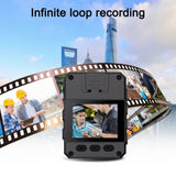 4K Mini Recorder with IPS Screen HD Police Worn Camera, Wearable Portable Body Camera