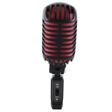 1 Piece Professional Classic Retro Dynamic Vocal Microphone Metal Swing Mic For Live Performance Karaoke