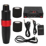 Tattoo Pen Set Foot Pedal Power Supply Shader Clip Cord Tattoo Machine Set Ergonomic for Tattoo Salon for Tattoo Artist