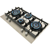 Four-burner gas/coal Built-in household natural European stainless steel gas stove