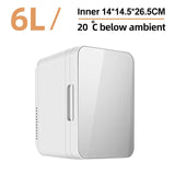 12V/220V Mini Fridge - Refrigerator Beauty Cooler and Warmer. Refrigerators with Constant Temperature for Skincare Preservation. For HOME and CAR