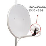 2X32dbi New Verson 2022 Mimo Feed External Antenna 1700-4000Mhz 2G 3G 4G 5G