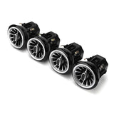 4pcs 64 Color Front LED Turbine Air Vent Ambient Light Kit Replacement for Mercedes-Benz G-Class W463 W464 2019 2020 2021 ABS+PC