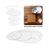 2 Tier Cupcake Display Stand Round Acrylic Shelf DIY Candy Dessert Tower Rack Wedding Party Cake Decorating Tool