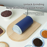 Coffee Food Mill Handle Design Clear Cover Electric Grinding hine Spice Grinder for Household Shop Peanut
