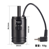 Ambition   Tattoo Battery Power Supply RCA Interface 1650mAh portable LCD Display For Rotary Machine Fast Charger