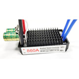 High Power 12V-24V Waterproof Bidirectional Brush ESC for RC Car and Boat 640A