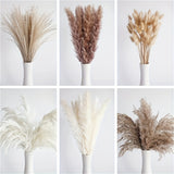 100 Bohemian hay, paired with natural sage and brown reed flowers