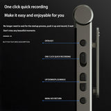 2K Wearable Body Cam Clip-on Camera Camcorder 180° Rotatable Lens LED Fill Lights Back Clip Outdoor Video Recording