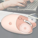 Cute Cartoon 2.4G Mode Mobile Tablet Wireless Small Mouse Laptop Accessories Computer Office Mice