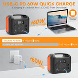 Bank 110v 220v Solar 150W Portable Power Station